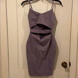 Purple club dress